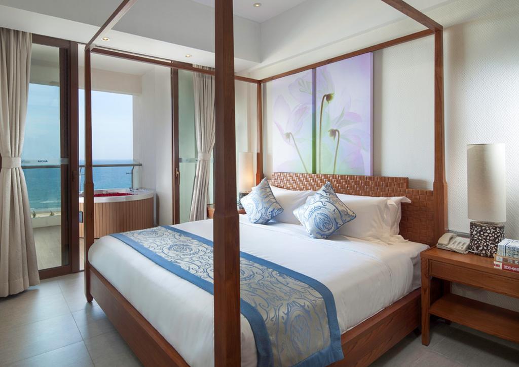 Aloha Oceanfront Suite Resort Lingshui  Rom bilde